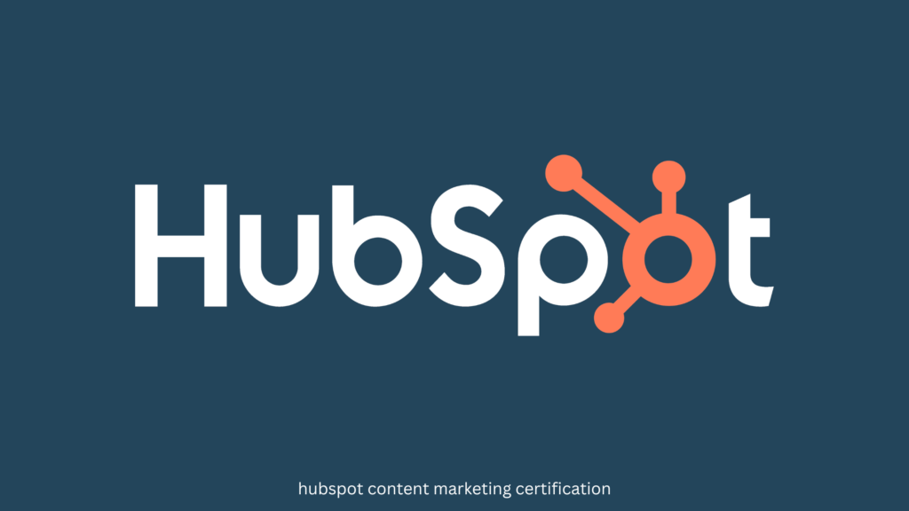 best digital marketing certification- hubspot content marketing