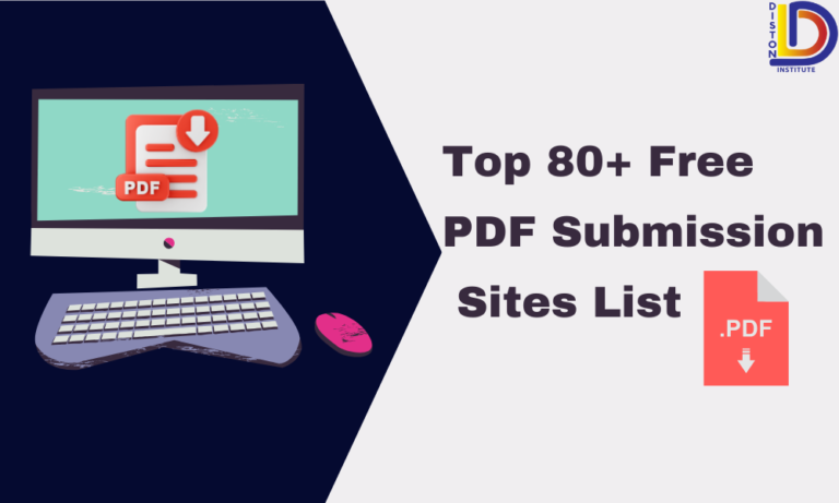 Top 80+ PDF Submission Sites List