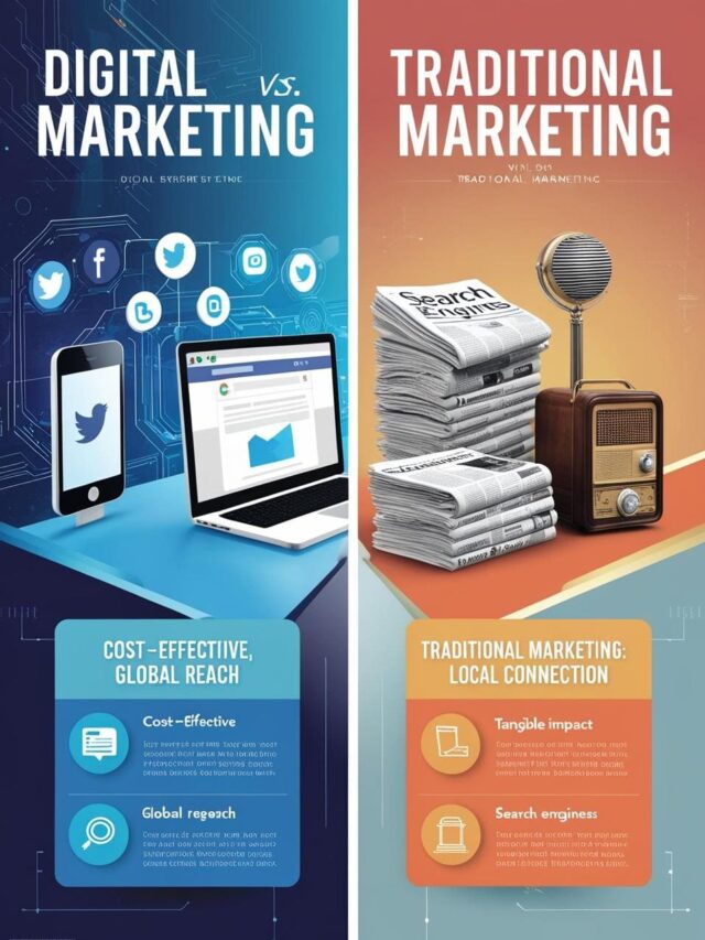 Digital Marketing vs. Traditional Marketing:”Which is Better?”