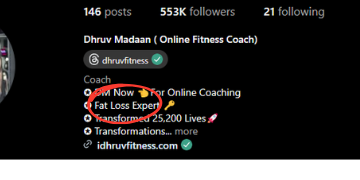 Instagram Bio with Keyword